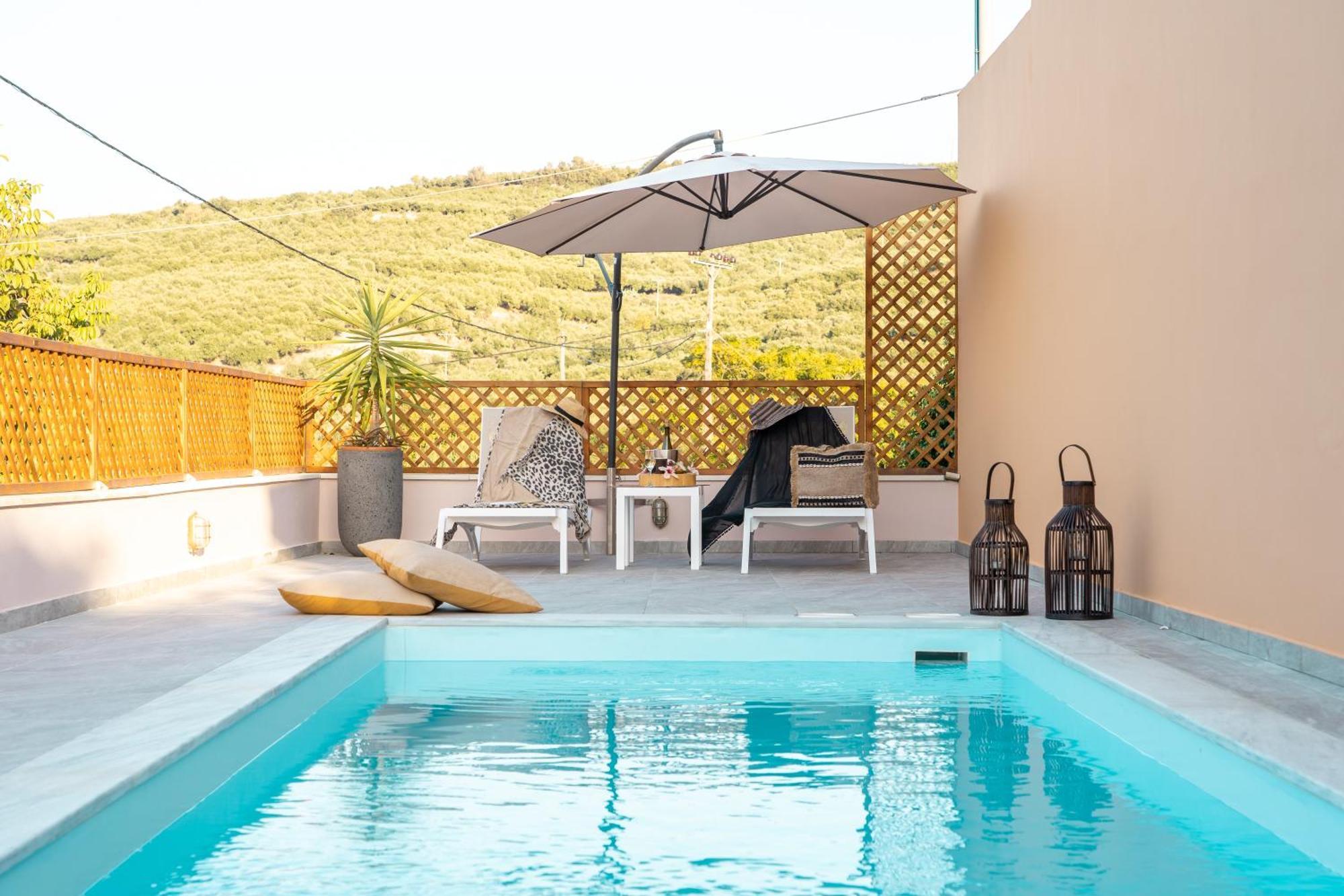 Arch Houses - Sharing Pool Spiliá المظهر الخارجي الصورة